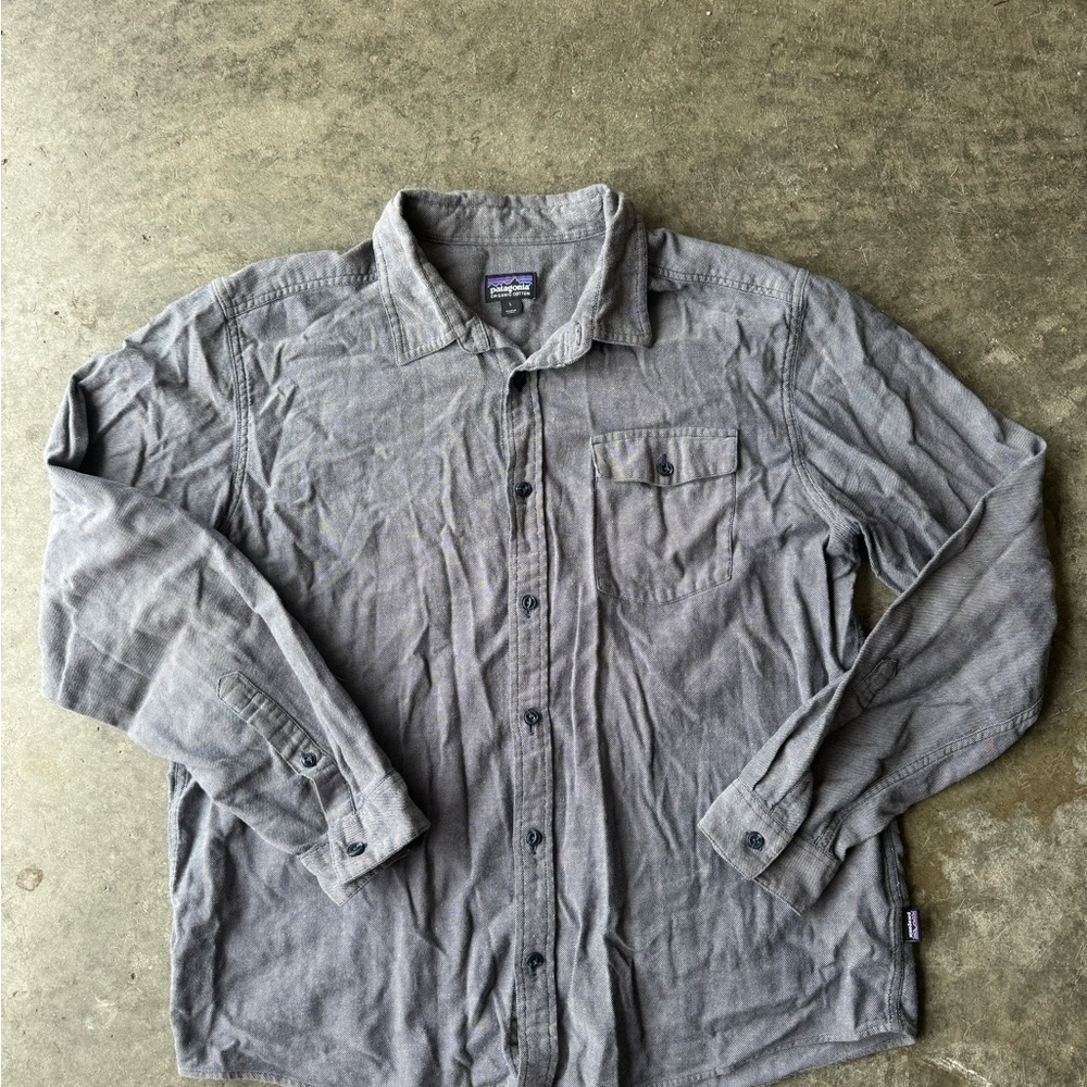 Patagonia Charcoal Button-Up Shirt